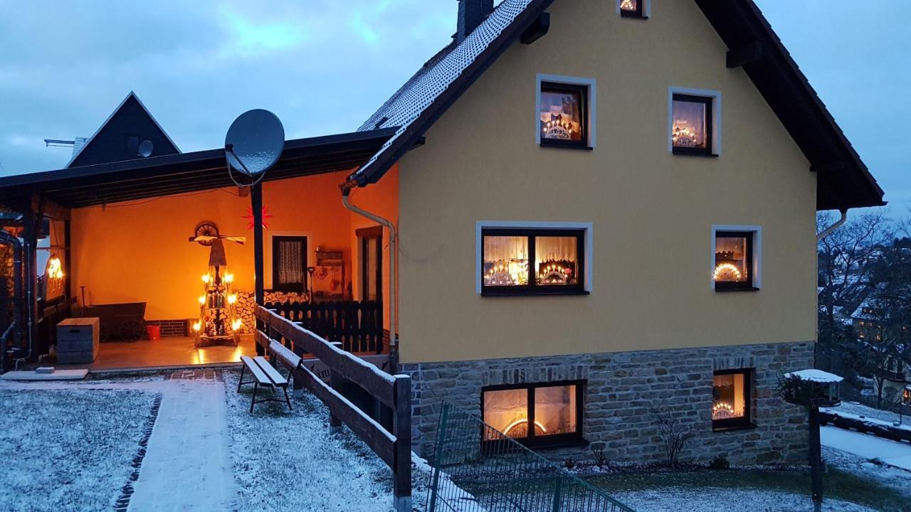 Waldhufenidyll Koenigswalde Im Erzgebirge Διαμέρισμα Konigswalde Εξωτερικό φωτογραφία
